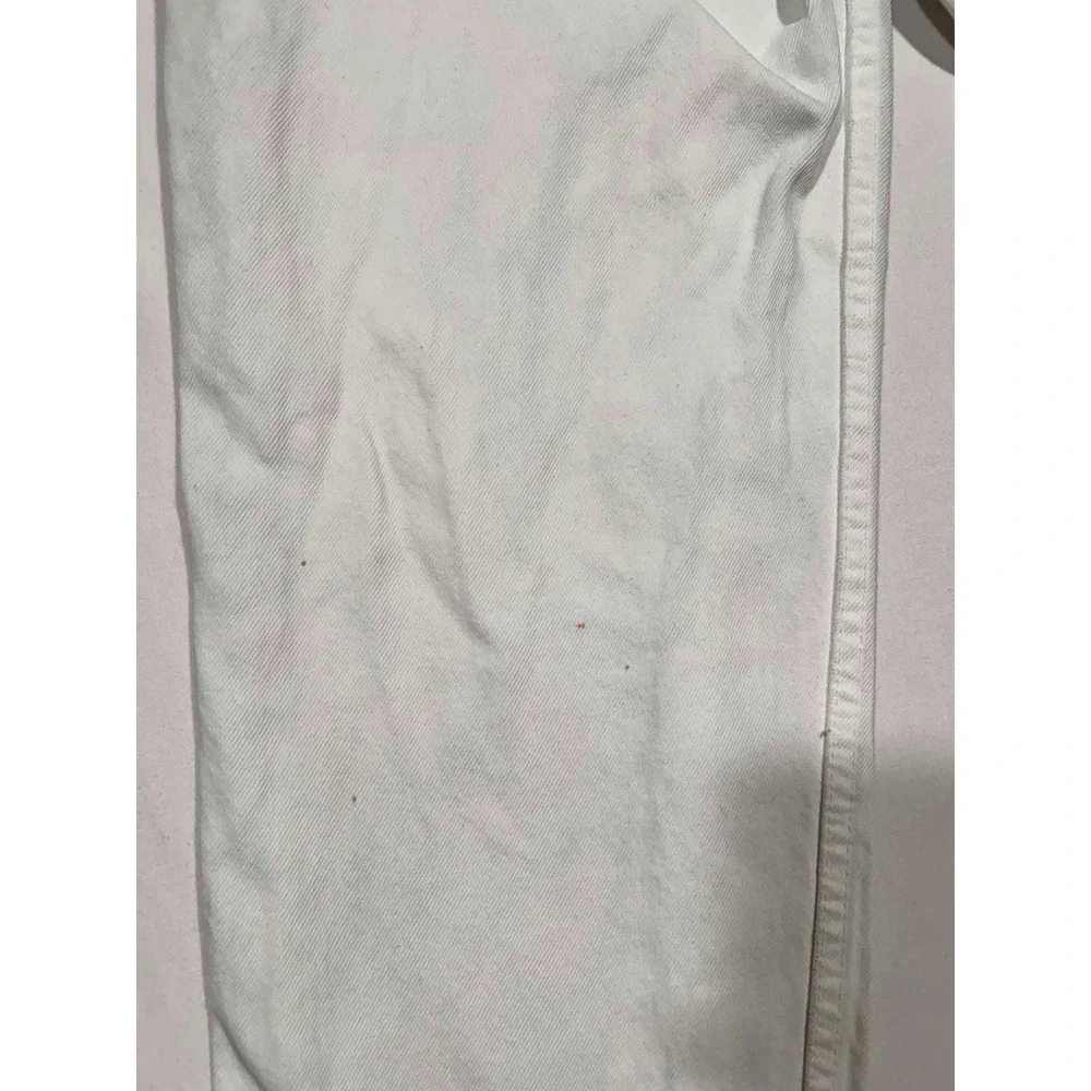Levis 540 Vintage Orange Tab Relaxed Fit White Jeans Distressed 29x31